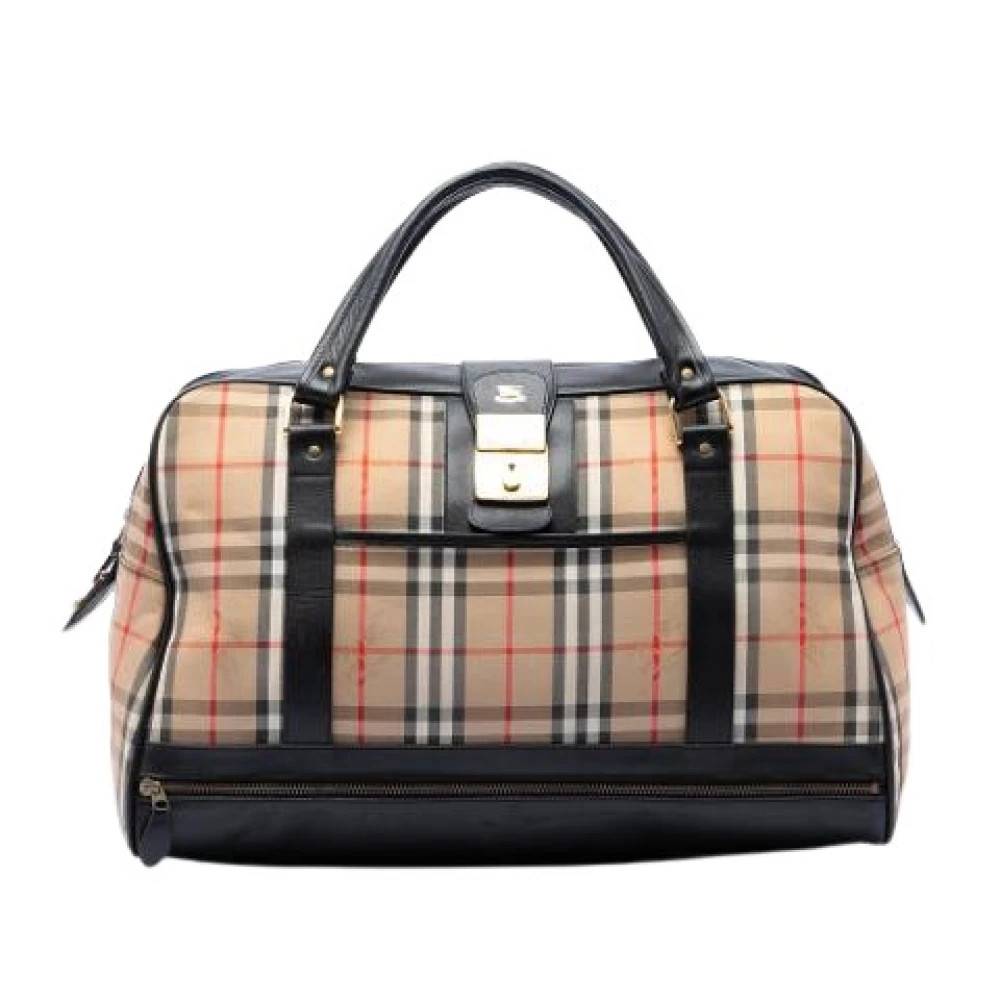 Burberry Vintage Pre-owned Weekend Bag - Vintage - unisex - Beige - ONE SIZE - Læder