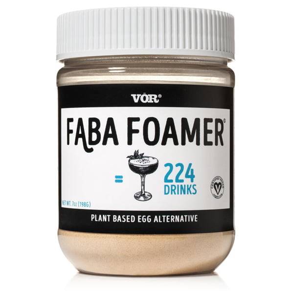 Vegansk skummad drink -faba foamer – torkat kikärtsspad