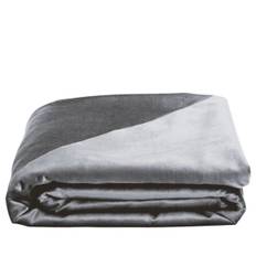 Au Maison Velvet Silk sengetæppe - 265x265 - silver
