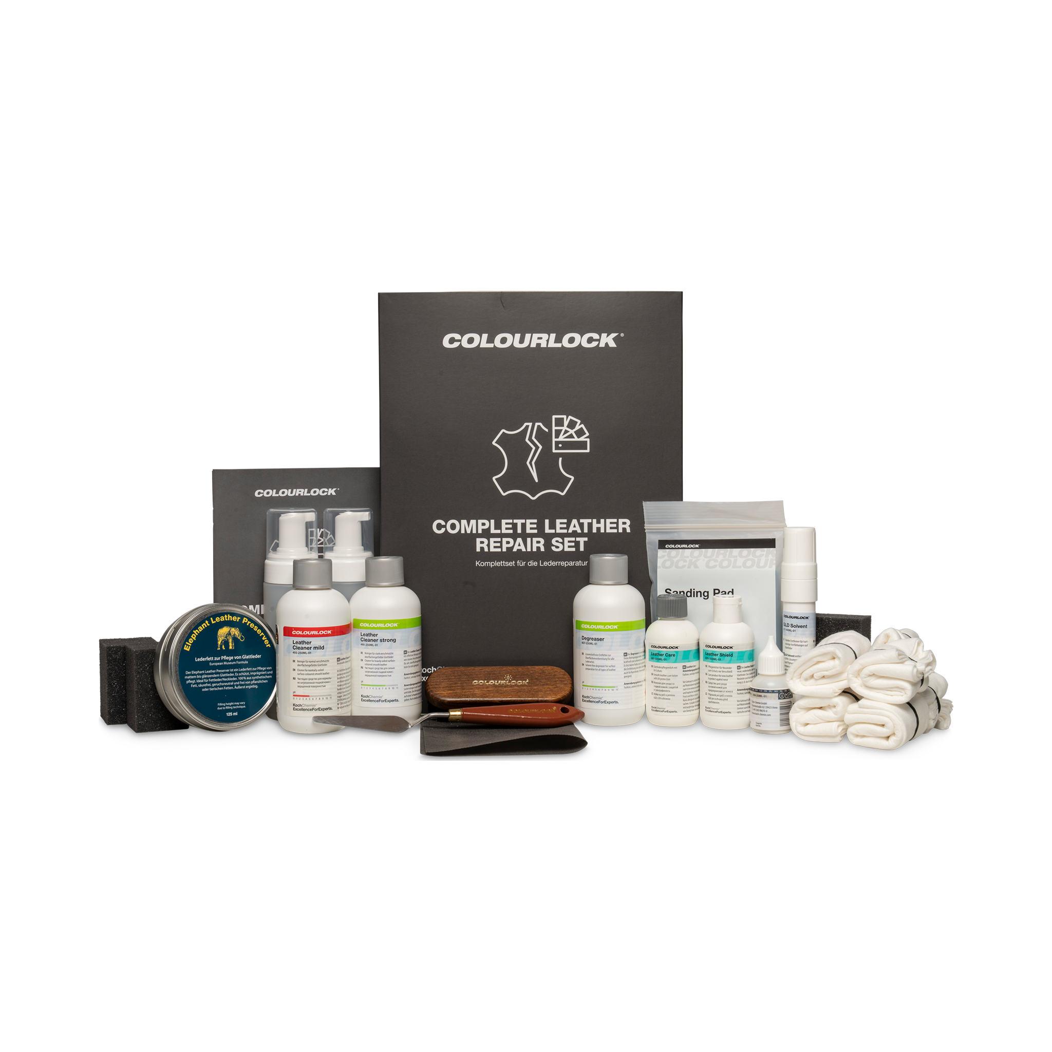 COLOURLOCK "Leather Care Sets" (BMW) — Pflege & Reparatur Sets für BMW - Complete Repair Set / BMW / Leather Fresh Set XS BMW Amarone