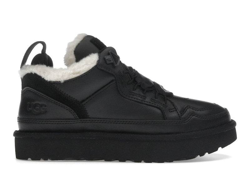UGG Lowmel Leather Black (Women's) - 37 / Livraison 3 à 6 jours