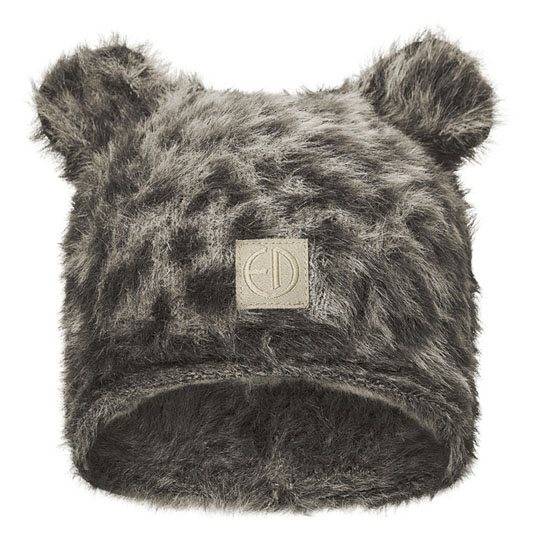 Elodie Details furry knit beanie le leopard, 0-6 mån