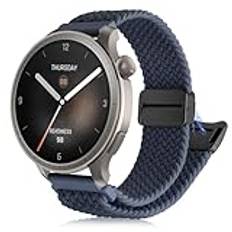 CHULN Nylonrem kompatibel med Amazfit Bip 5/Amazfit Cheetah/Amazfit Cheetah Pro/Amazfit Balance/GTR 4/GTR 3 Pro/GTR 3, 22 mm magnetiskt justerbart ersättningsarmband för Amazfit Bip 5., Färg-b