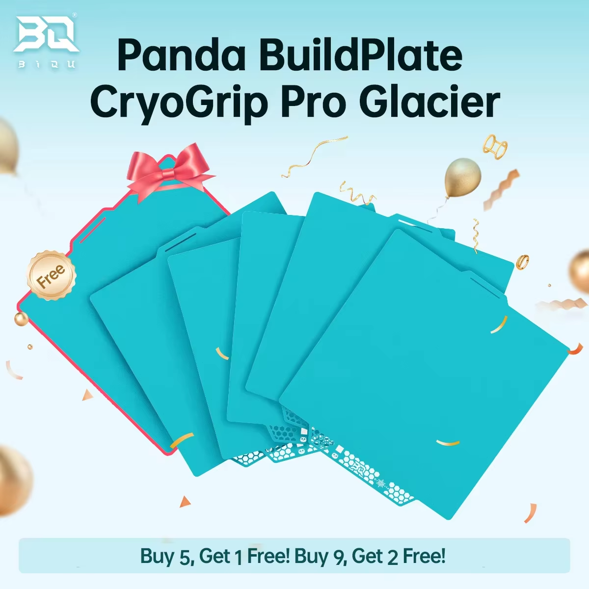 BIGTREETECH Panda Build Plate CryoGrip Pro Cool Plate CryoGrip Sheet Spring Steel For Bambu Lab X2D P2S P1P P1S X1C X1E A1