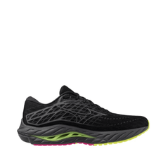 Mizuno Wave Inspire 20 Women's Running Shoes in Black/Silver/Sunny Lime AW24 - 9