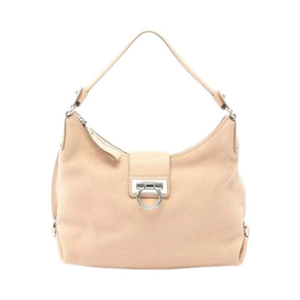 Salvatore Ferragamo Pre-owned - Pre-owned Gancini Läder Axelremsväska Vintage - Dam - ONE Size - Läder