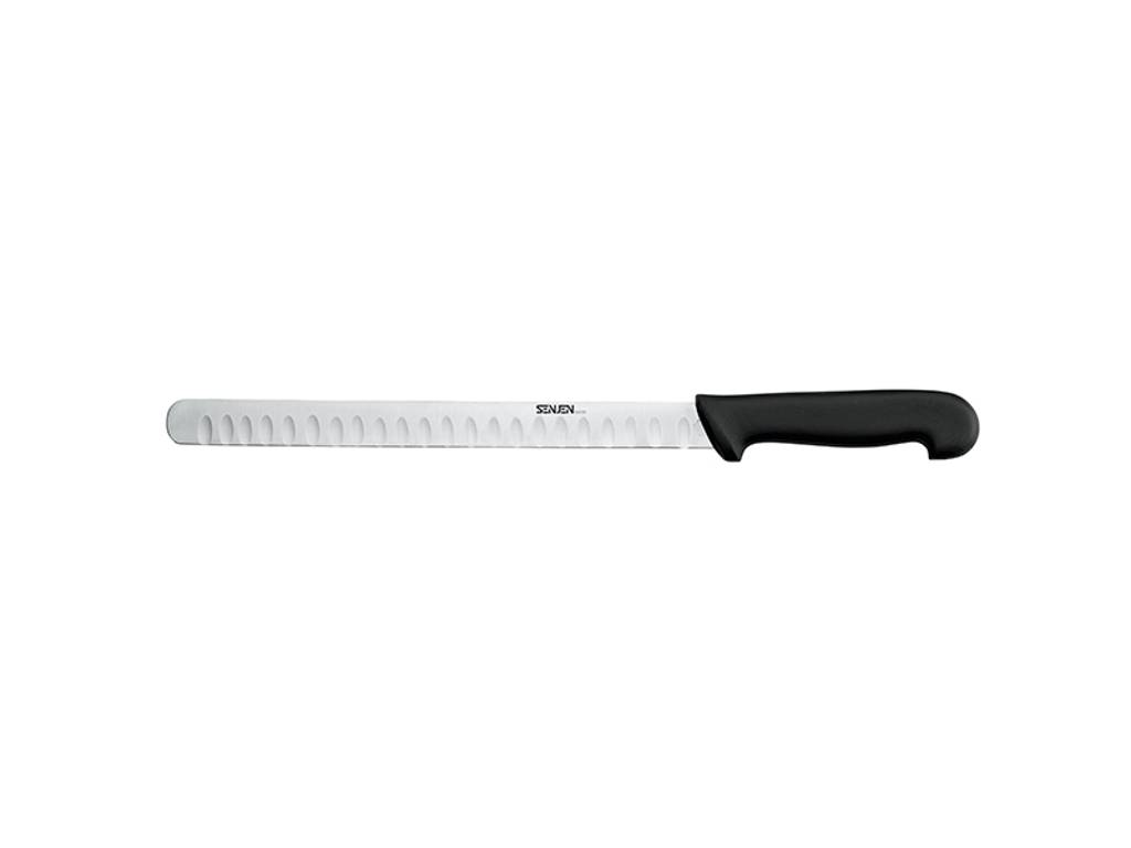 Lakse-/Skinkekniv, 28 cm, Senjen Slicer, Sort.