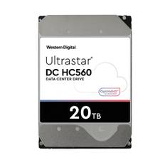 WD Ultrastar DC HC560 - Hårddisk - krypterat - 20 TB - inbyggd - 3.5" - SATA 6Gb/s - 7200 rpm - buffert: 512 MB - Self-Encrypting Drive (SED), TCG Enterprise