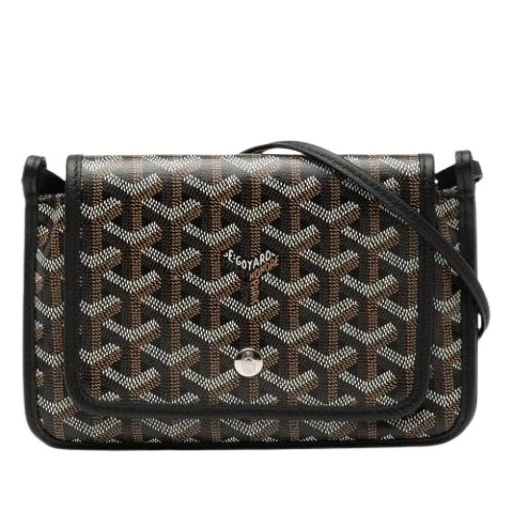 Goyard Vintage Pre-owned Canvas skuldertasker - Vintage - Dame - Sort - ONE SIZE - Uld