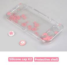 Cat Paw Transparent beskyttelse Cover til Nintendo Switch Lite-konsol Hårtaske til Ns Switch LiteCherry