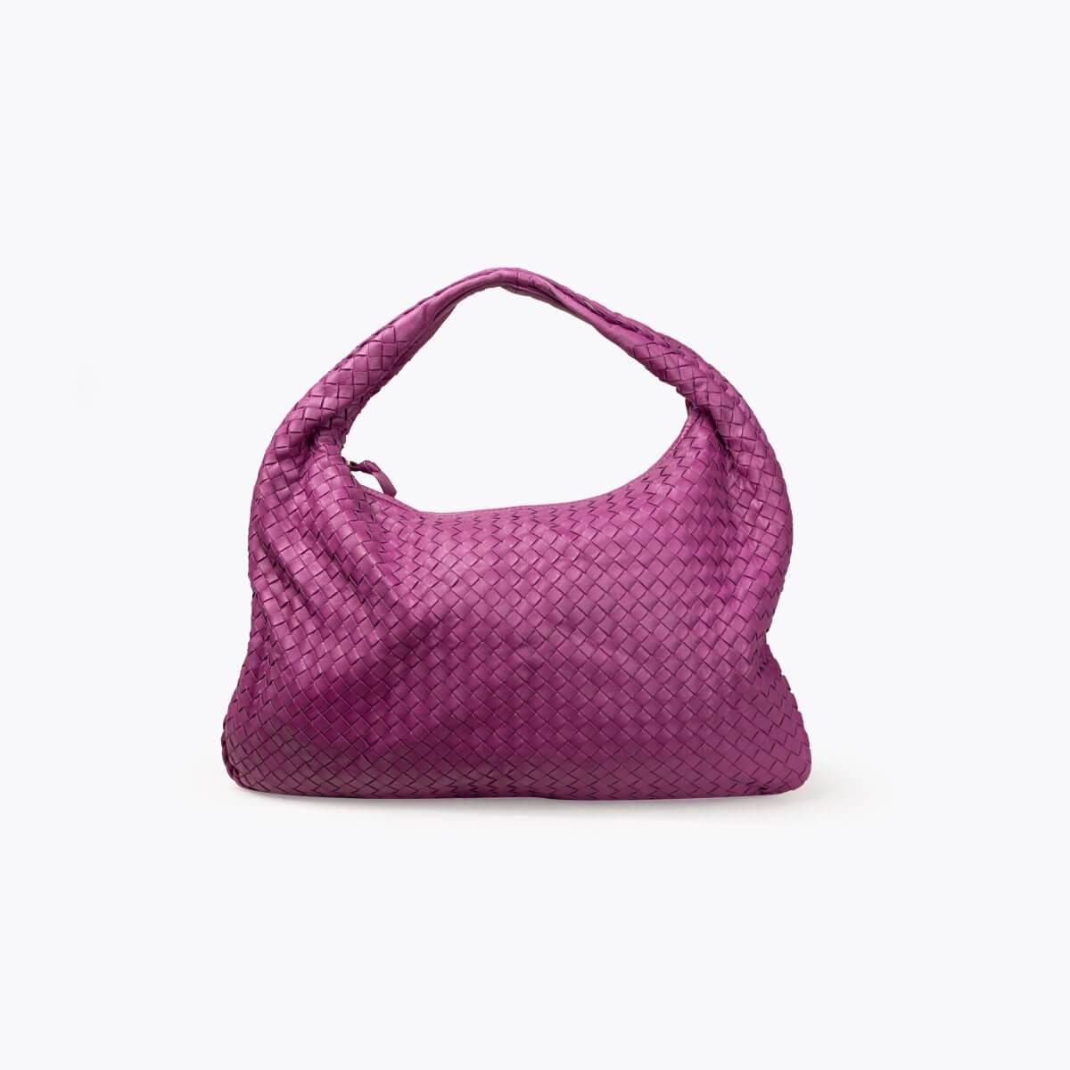 BOTTEGA VENETA Intrecciato Large Veneta Hobo Bag - Purple - One Size