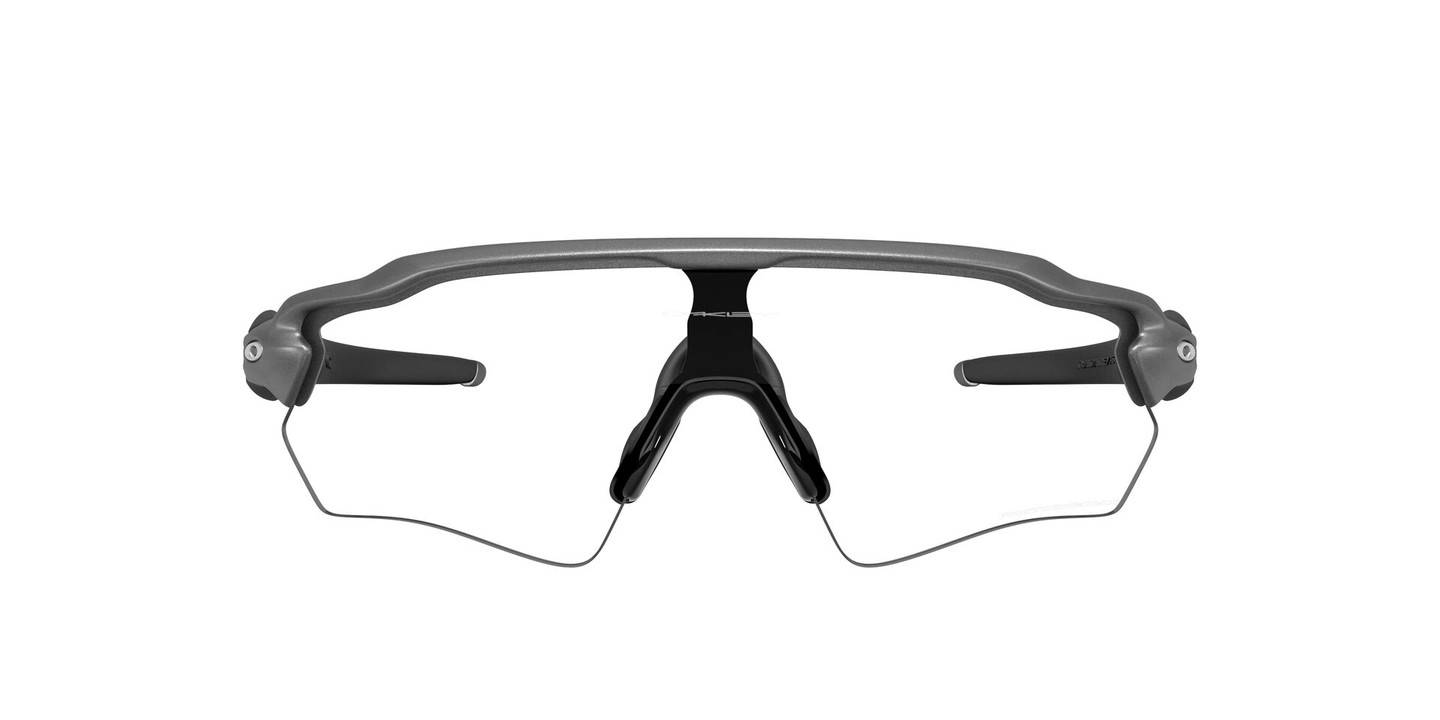 Oakley Radar EV S Path Glasögon Steel/Clear Photo 50% Iridium