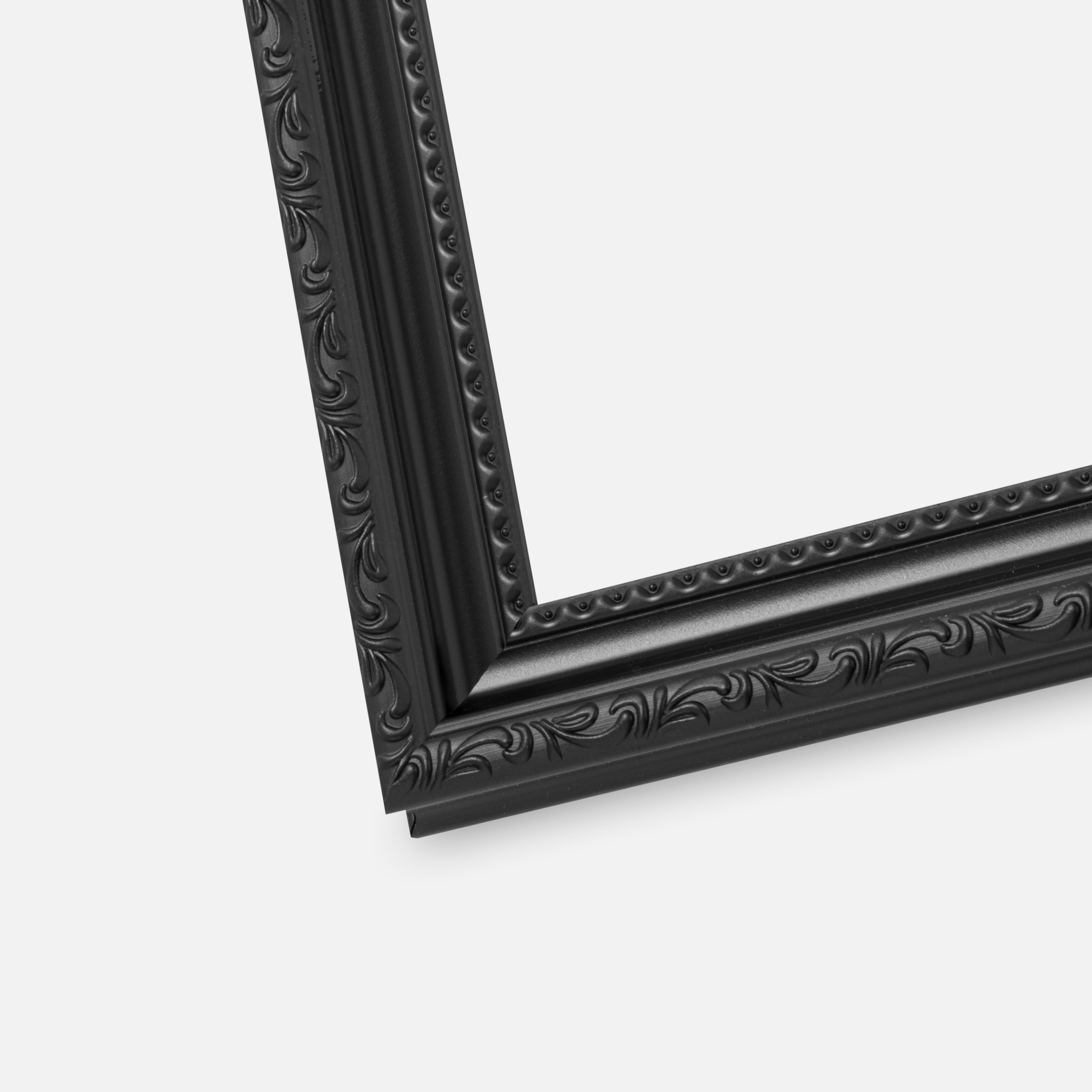 Ramme Abisko Sort 50x70 cm - Passepartout Sort 42x59,4 cm (A2)