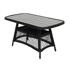 Orø havebord 90x165 - Sort
