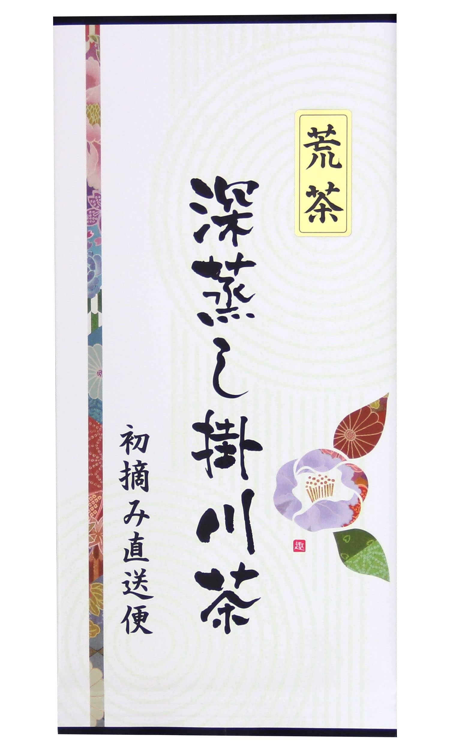 First Harvest Kakegawa Tea from Shizuoka Kakegawa Premium Tea for 100g Selected 100% Prefecture, Deep-Steamed Tea, Rough-Cured, Farmers, [Specially
