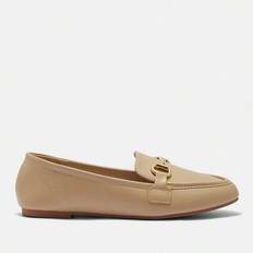 Wide Fit Aprikos Loafers för kvinnor, Basic Commute Lätta Slip-On Flat Shoes, Plus Size - Aprikos - EUR36,EUR37,EUR38,EUR39,EUR40,EUR41