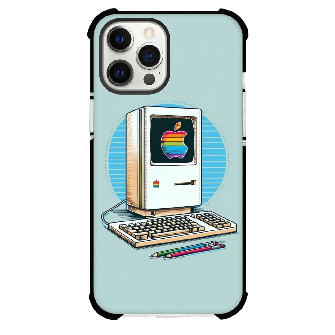Apple Mac Phone Case For iPhone Samsung Galaxy Pixel OnePlus Vivo Xiaomi Asus Sony Motorola Nokia - Macintosh - 40th Anniversary Sketch Art.