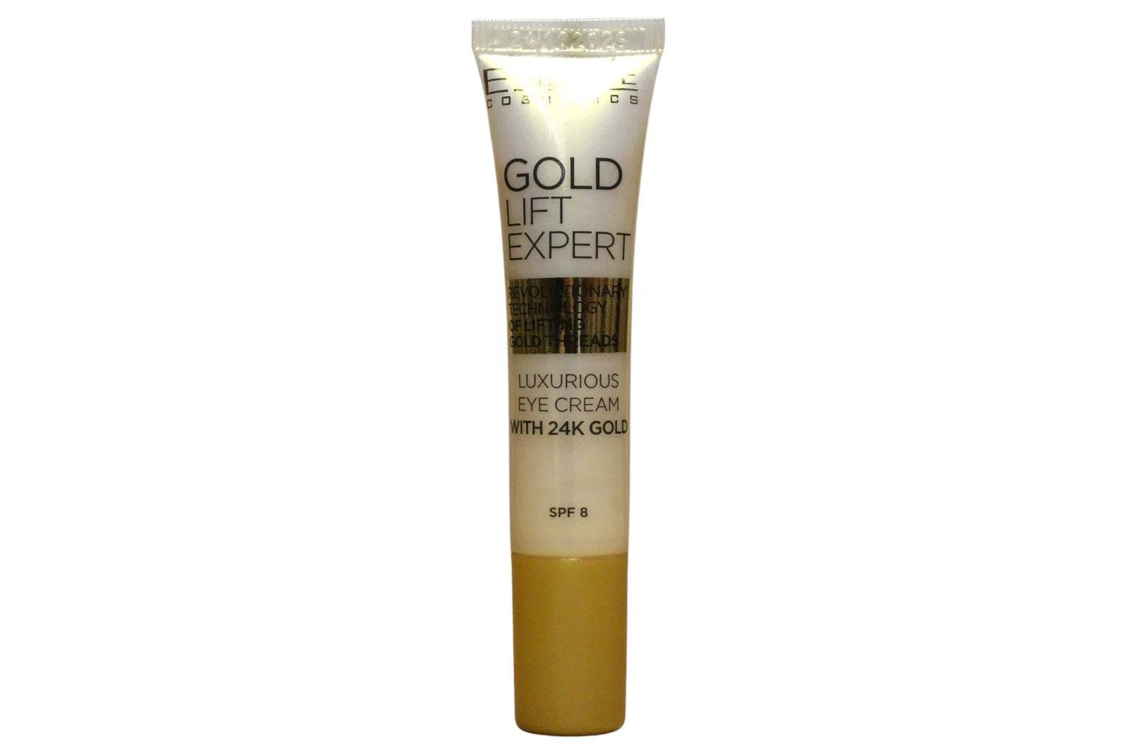 Eveline Cosmetics Gold Lift Expert ögonkräm med 24K guld SPF 8 - 15 ml tester