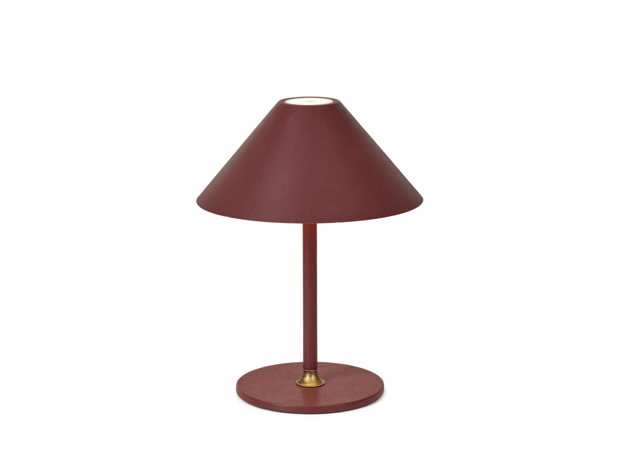 Halo Design - Hygge batteri bordlampe - Ø19 x H25 cm / Maroon Red