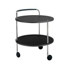 SMD Design Trolley Round basic serveringsvogn mørkegrå, kromstel