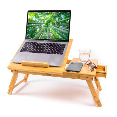 Laptop bord i bambus 100% FSC - 50 x 30 cm..