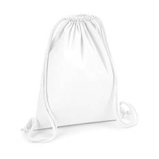 Westford Mill Organic Premium Cotton GymsacWhite / One Size