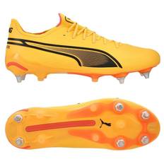 PUMA King Ultimate Sg Forever Faster - Sun Stream/svart/rosa - Soft Ground (Sg) - ['Orange'] (44½)