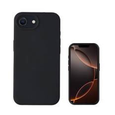 iPhone 16e 4smarts Silikone Cover - MagSafe Kompatibel - Sort