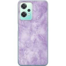 OnePlus Nord CE 2 Lite 5G Gennemsigtigt Telefoncover Lila marmor