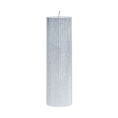 Lene Bjerre Lissa ljus Ø6x20 cm Silver - Silverfärgad