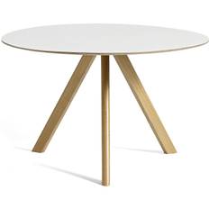 Hay Cph 20 2.0 Bord Ø120 Cm Vandbaseret Lakeret Egetræ / t - Spisebord & Barbord Laminat Hvid - AE815-A530-AR10