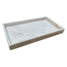 Bahne Interior Tray Marble Bakke White