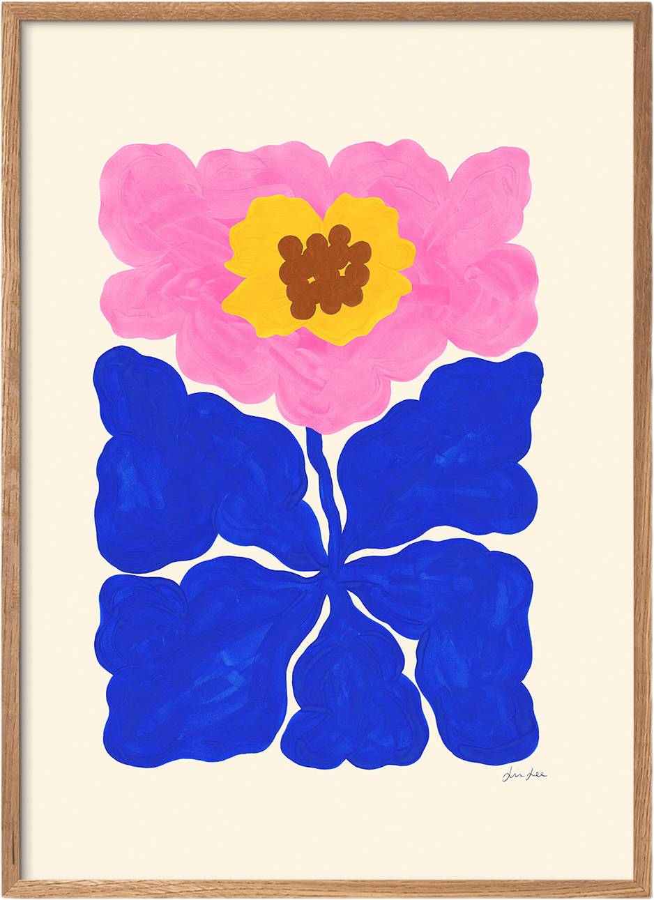 Poster & Frame The Club x Liv Lee Just Bloomed - 50 70 cm Affischer Från Magasin - Flerfarvet (50 x 70 cm)