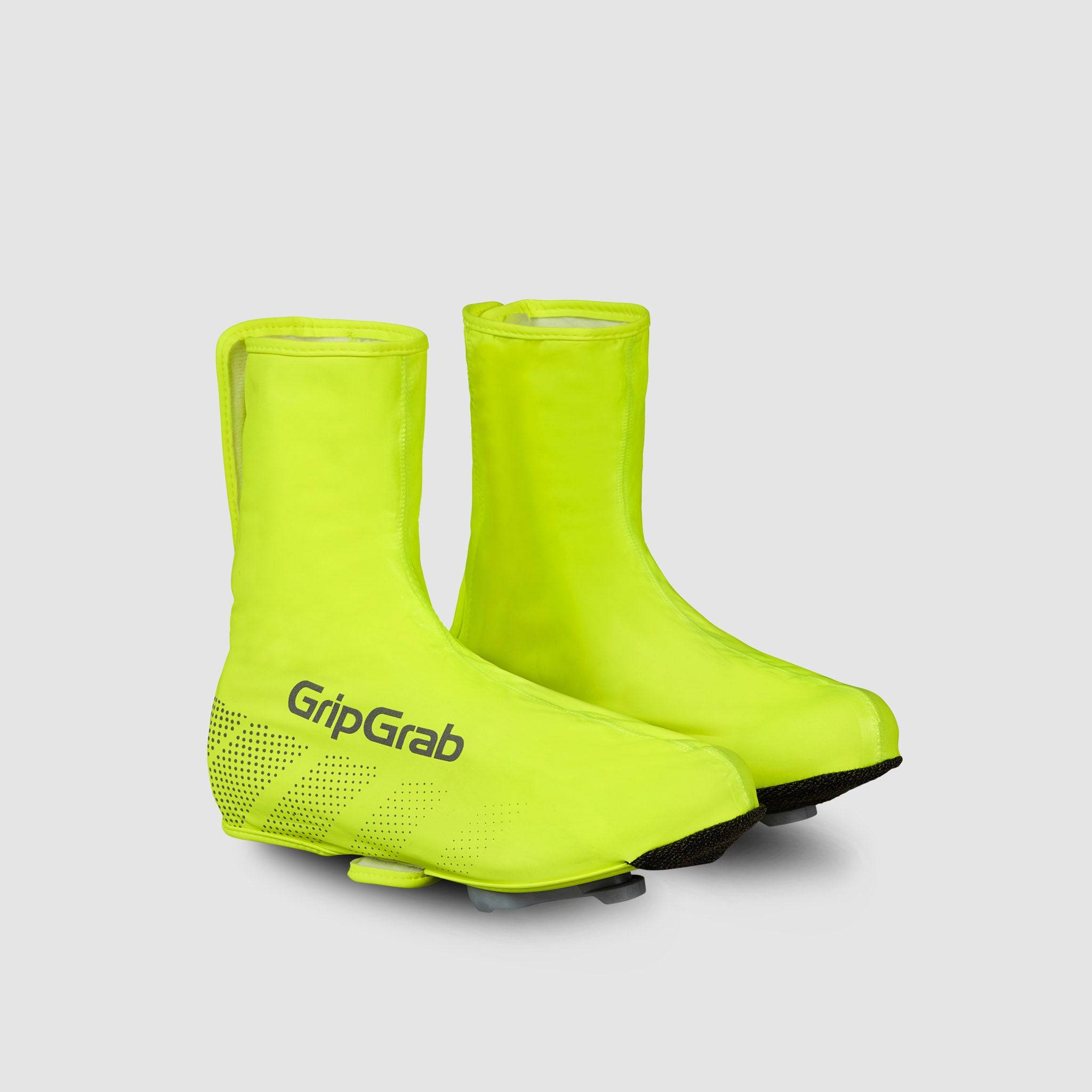 Ride Waterproof Road Shoe Covers - Yellow Hi-Vis / XXL (46/47)