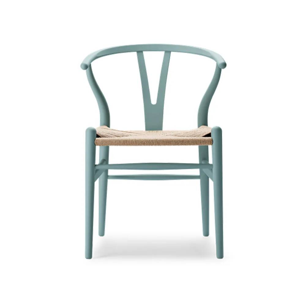 Carl Hansen & Søn CH24 Y-stol Soft Crawford Wegner Pewter-naturflätad
