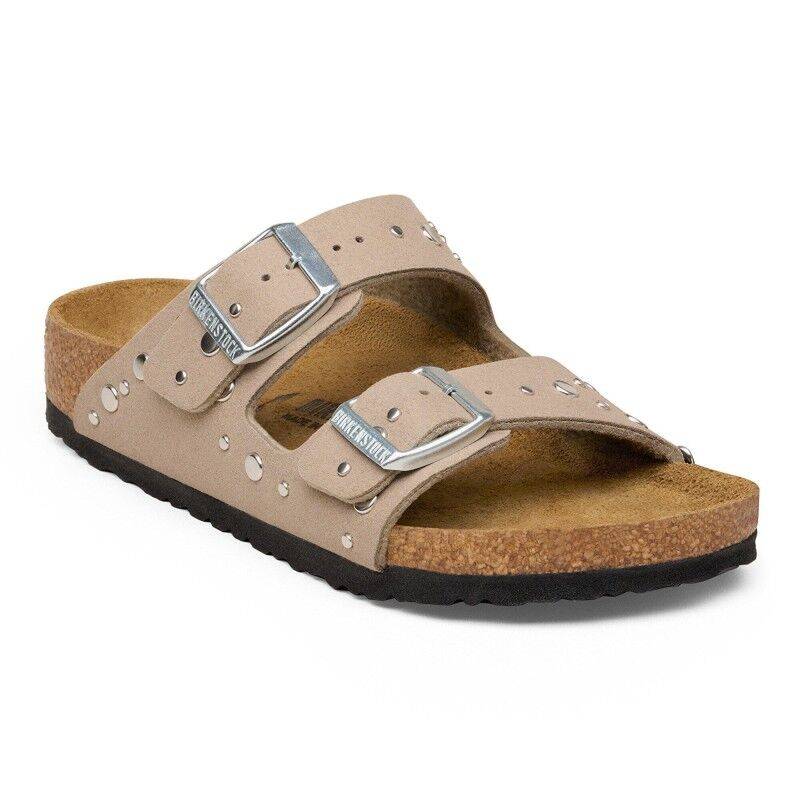 Birkenstock Arizona Rivets Kids SYN - Sandaler - Børn Soft Gray Taupe 33 - Narrow fit
