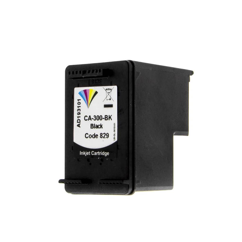 Bläckpatron Svart CA-300-BK Ersätter HP CC640EE