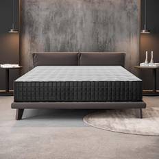 naturalex Titanium | Starkt stödjande madrass av minnesskum med Visco Titanium-skum för ergonomisk komfort| 160x200cm | Andningsbar med extra friskhet | 10 års garanti