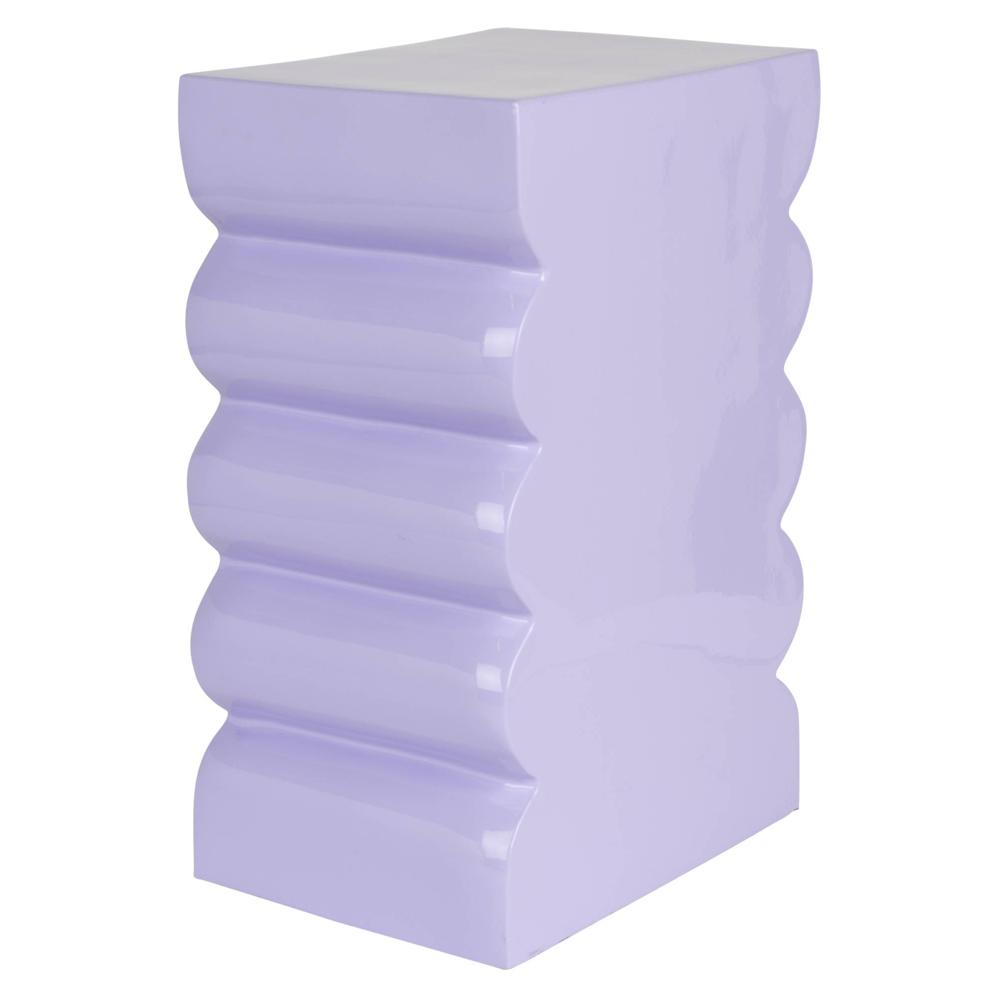 Zuiver Sidobord Kurvor Shiny Violet 21x30 cm