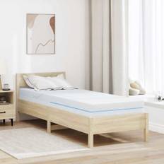 vidaXL Madras Hvid 70 x 200 cm Skum