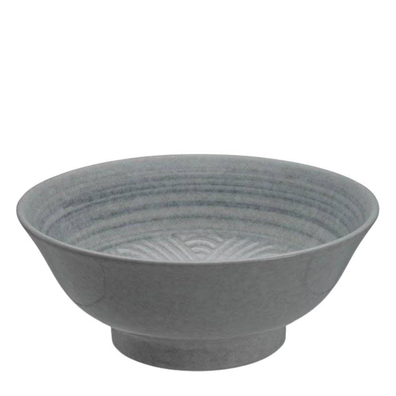 Ramenskål Japanska vågor Grå & blå 21.3cm