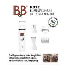 B&B Poteklippemaskine 2i1