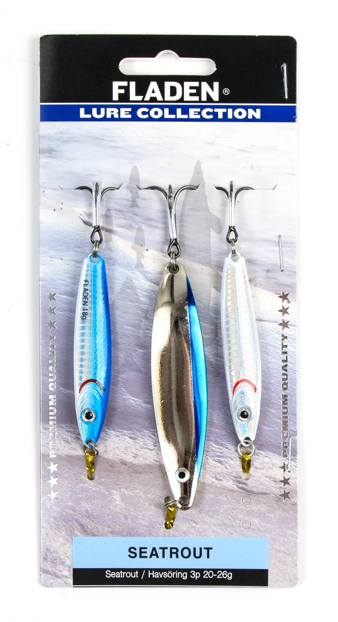 Fladen Sluksett Sjöörret 20-26g - Skeddrag 3-pack