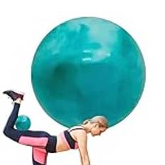 Pilates Ball Small, Core Ball,Mjuk yogaboll 9,8 tum - Träningsboll för stabilitet, Barre, Fitness, Ab, Core Yoga Ball for Women Home Gym Balansövning Body Fitness