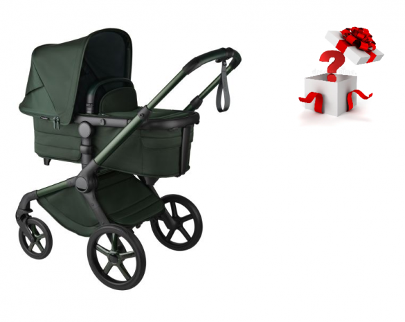 Bugaboo Fox5 Kinderwagen 2-in-1 - Noir Limited Edition - Midnight Green