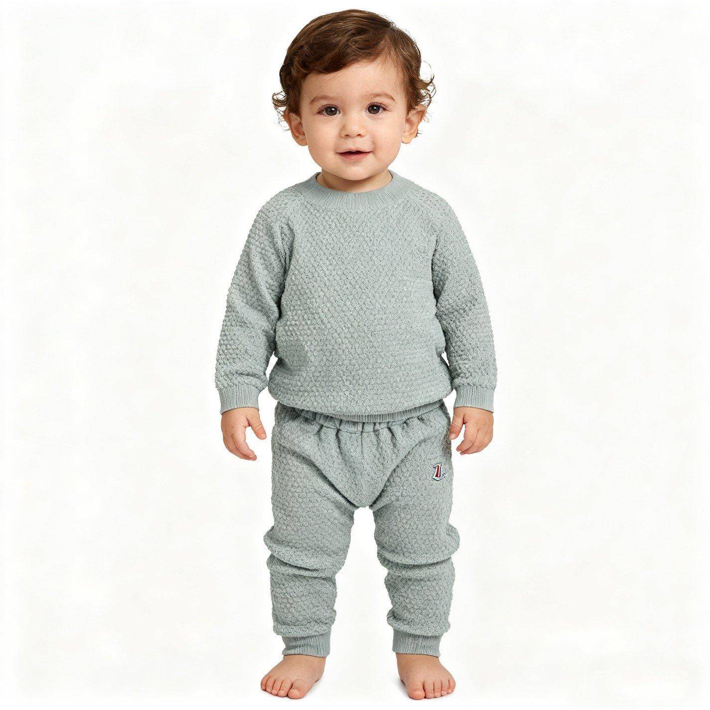 Jack Wills Kids Pointelle Cotton Long Sleeve Pyjama Set