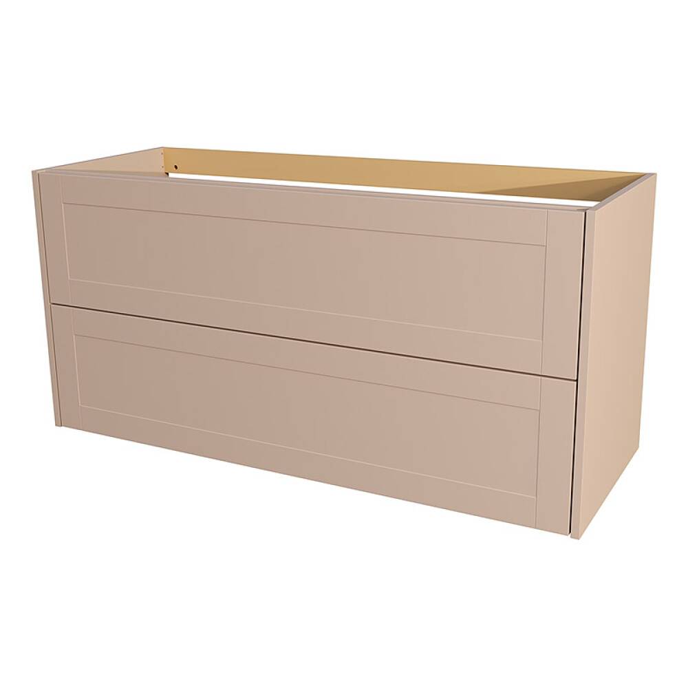 TVÄTTSTÄLLSSKÅP CAMARGUE AURA 2 LÅDOR 120CM SHAKER SKÄR