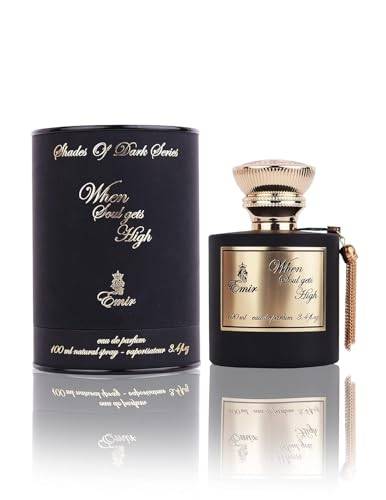 When Soul Gets High av PARIS CORNER – 100 ml parfym för kvinnor och män | Bärnsten träig doft med honung, tobak, citrusbergamott och saffrannoter | perfekt för alla tillfällen | unisex parfym glädje