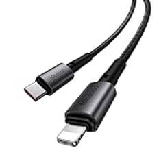 mcdodo 1,8 m USB C till Lightning Kabel iPhone Typ C Laddning, Snabbladdning Laddare för iPhone 14 13 12 Pro Max Mini 11 SE 2020 X/XS Max/XR/8/7/6s/6 Plus 5s/5c/iPad