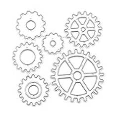 Beimus kugghjul metallstansning stencil prägling mall för korttillverkning journalföring